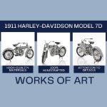AJ056 1911 Harley-Davidson Model 7D 